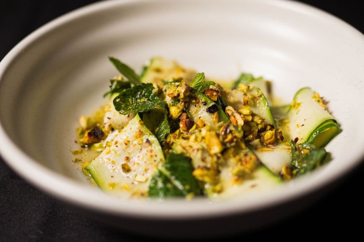 Shaved Salted Zucchini Salad
