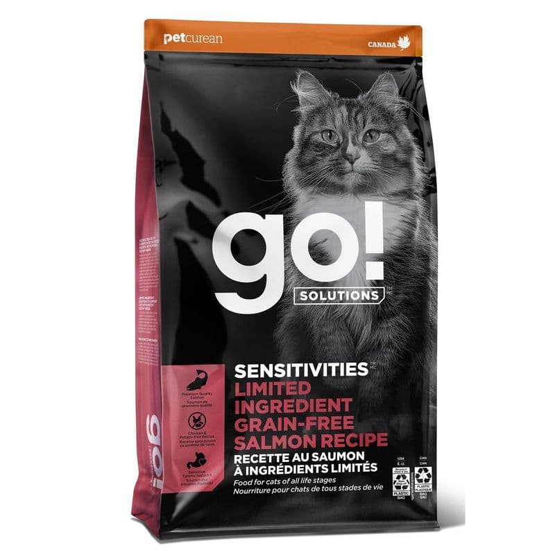Petcurean Go! Sensitivities LID Grain Free Salmon Cat 3 lb