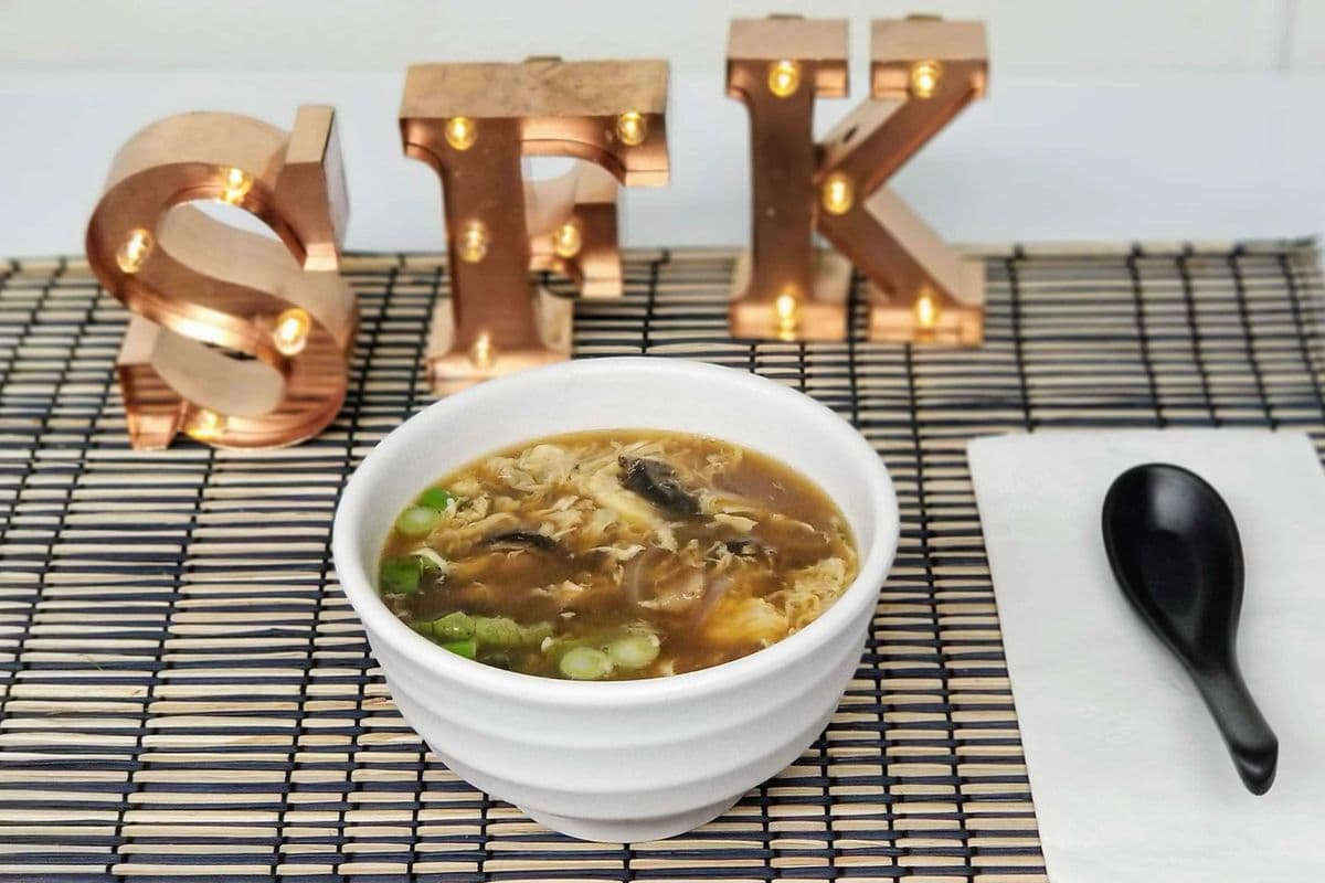 3. Mushroom Egg Drop Soup