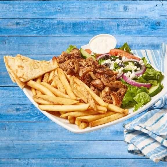 Two Pieces Chicken Gyros Sandwich