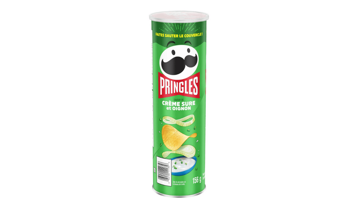 Pringles - Crème Sure et Onion/Sour Cream & Onion 156g