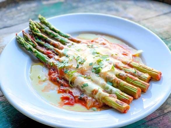 Lemon Parmigiano Asparagus