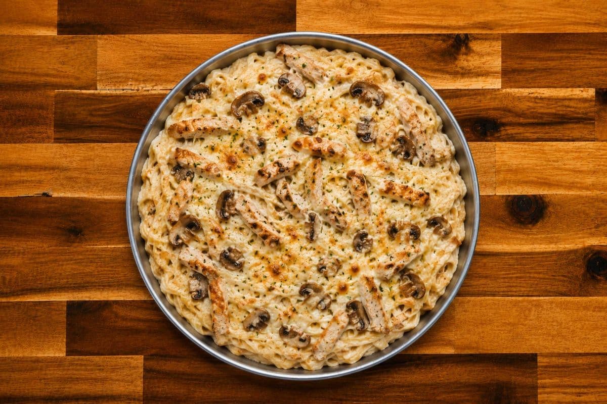 Chicken Fettuccine Alfredo (Baked)
