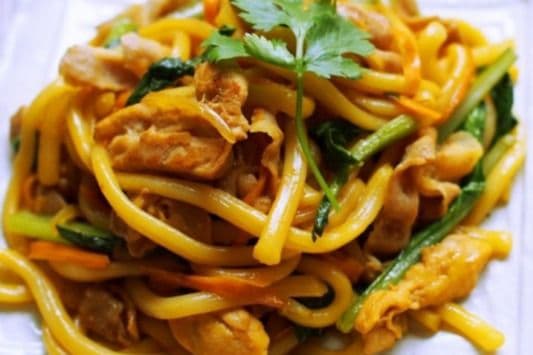 174. Chicken Yakiudon