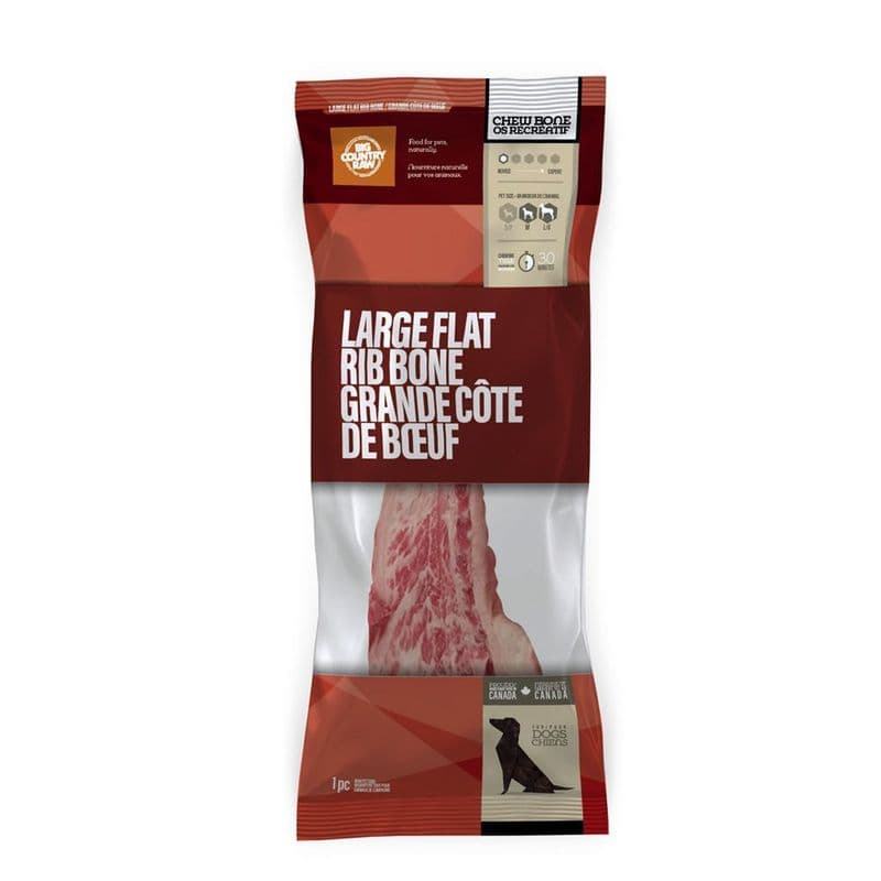 Big Country Raw Bones Flat Rib Bone - 1 piece