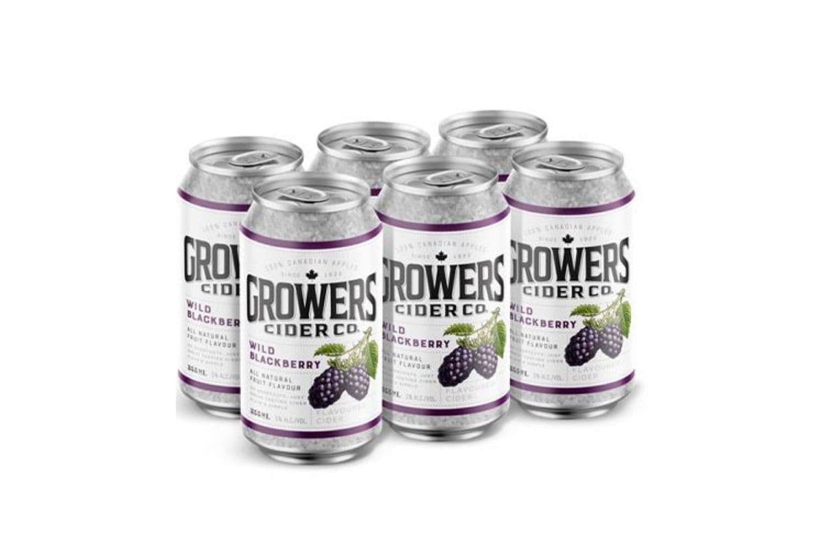 Growers Blackberry Cider (6 x 355ml Cans)