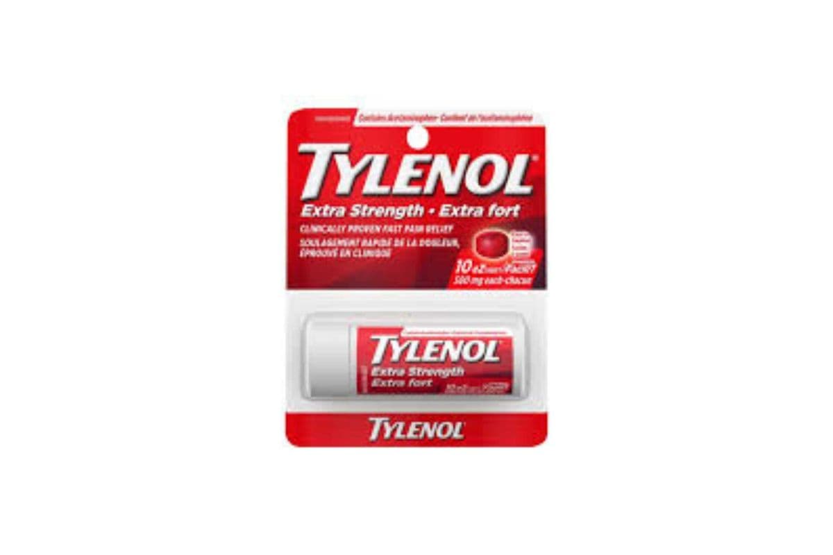 Tylenol Extra 500mg 10 Tablets