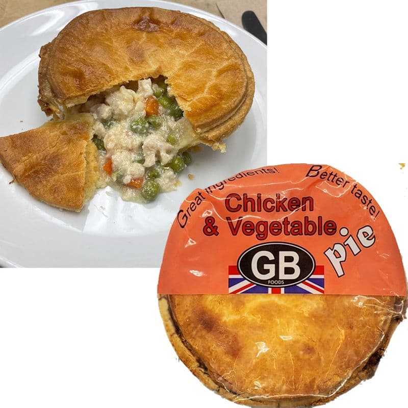 GB Foods - Chicken and Vegetable Pie