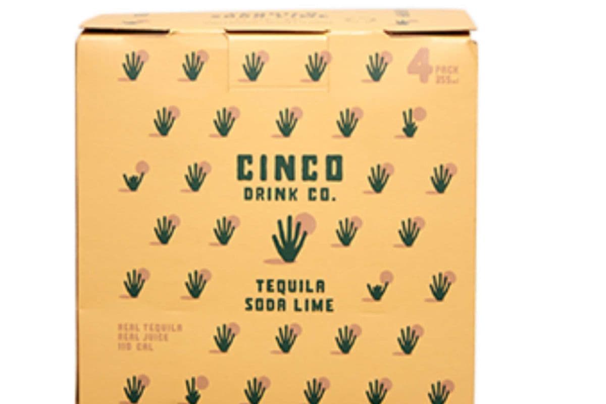 Cinco Drink Co. - Tequila Soda Lime ( 4 Packs) (4 x 4*473 ML)