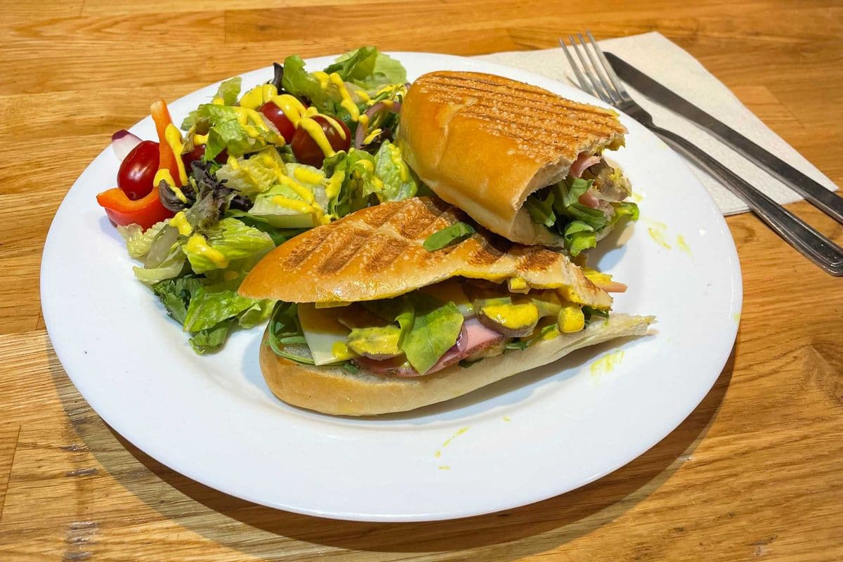 Bosch panini sandwich - Jambon, fromage et pommes / Ham, cheese, apple