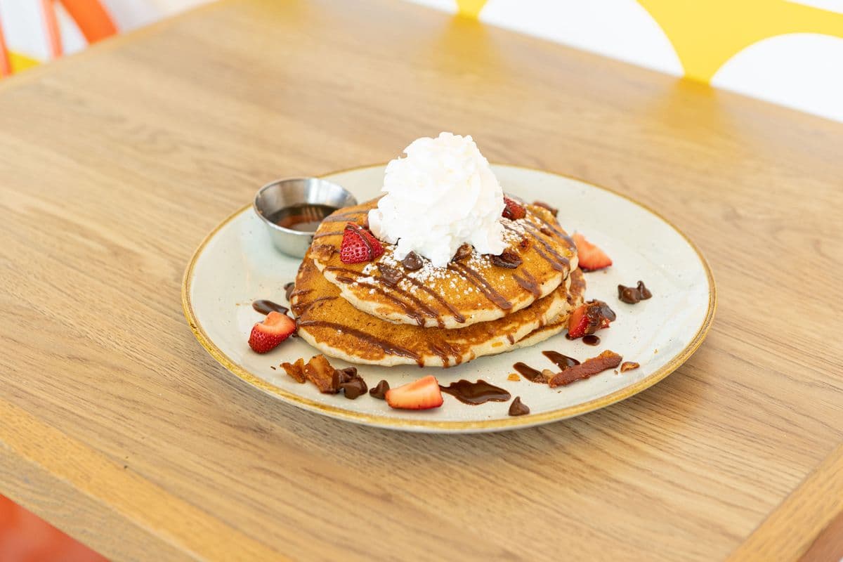 Bacon & Chocolate Chip Pancakes