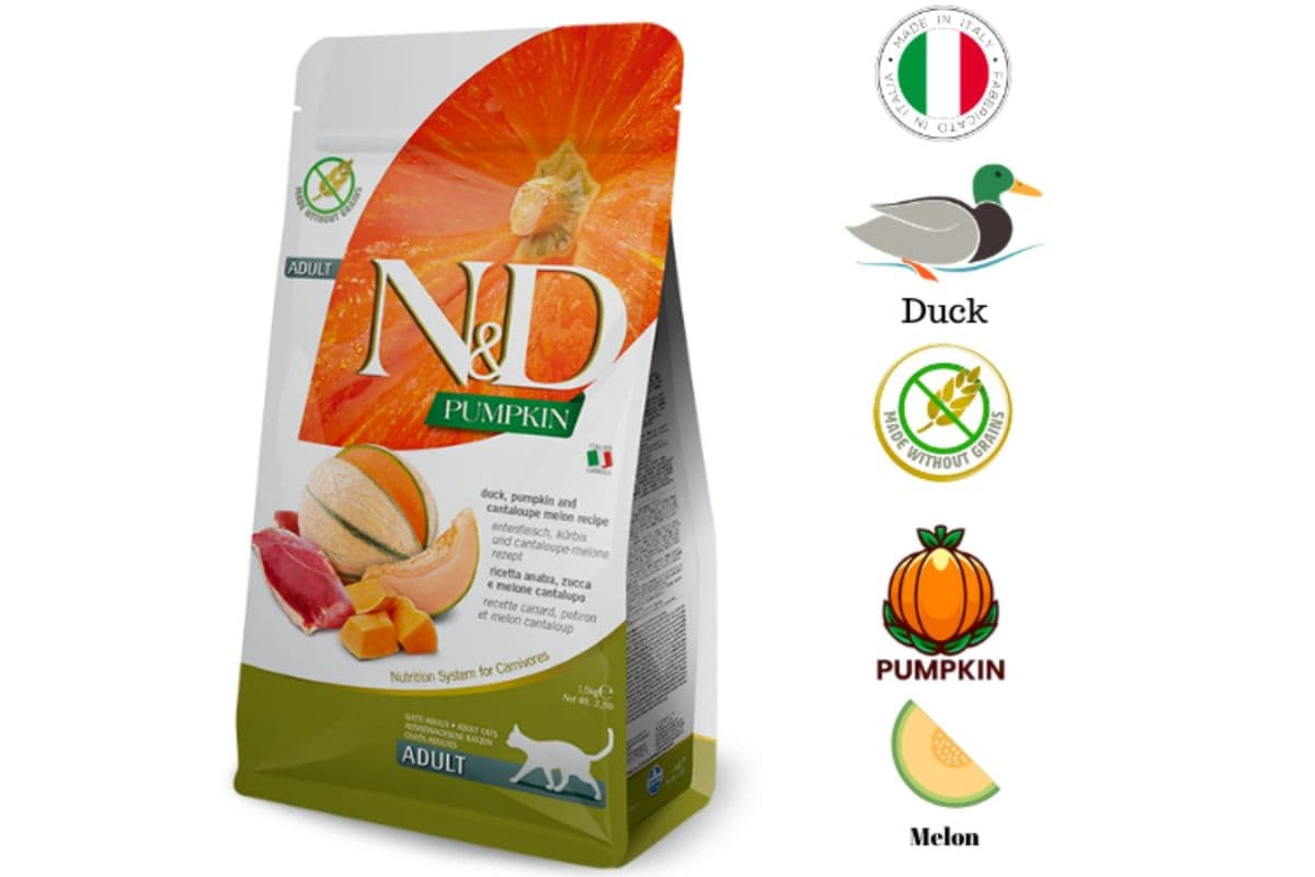 Farmina Duck & Cantaloupe Dry Cat Food (3.3 lb)