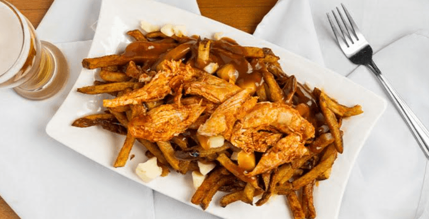 Poutine au poulet