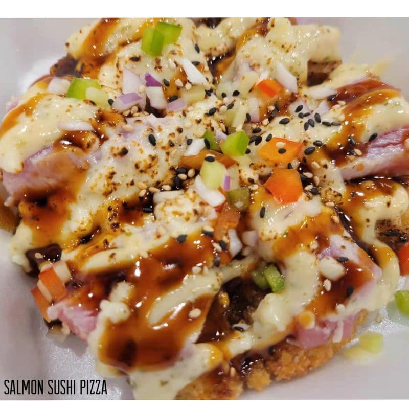 Salmon Sushi Pizza (6")