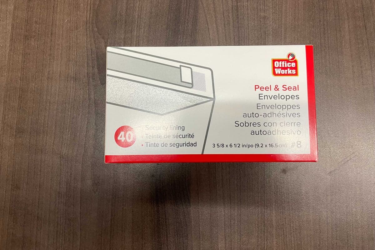 Kraft Envelopes Peel And Seal #8 40pk