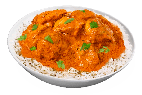 1. Butter Chicken Rice Bowl
