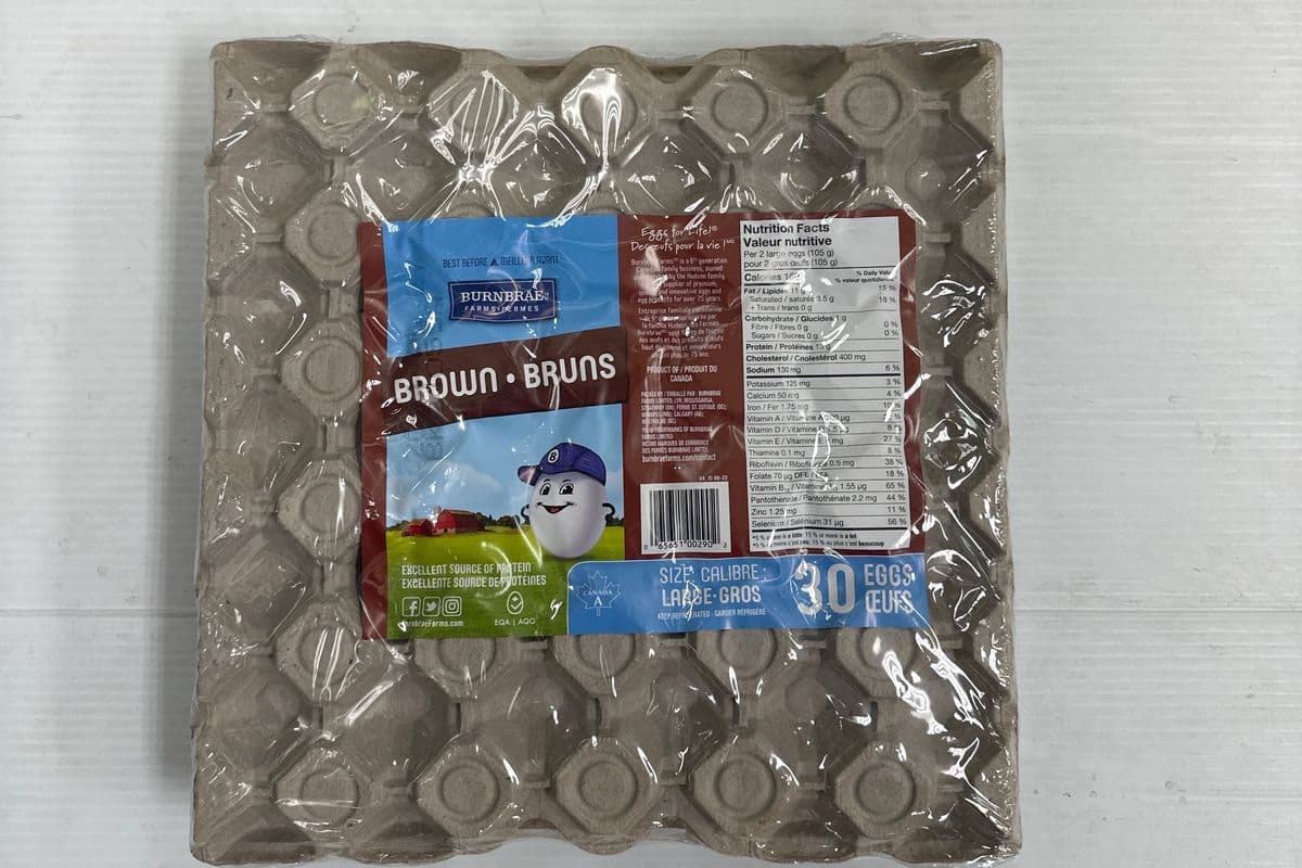 Burnbrae Large Brown Eggs 30 pck - OUT OF STOCK (30 pack)