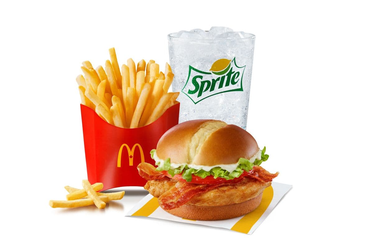 Bacon Deluxe Grilled Chicken Extra Value Meal [810-1020 Cals]