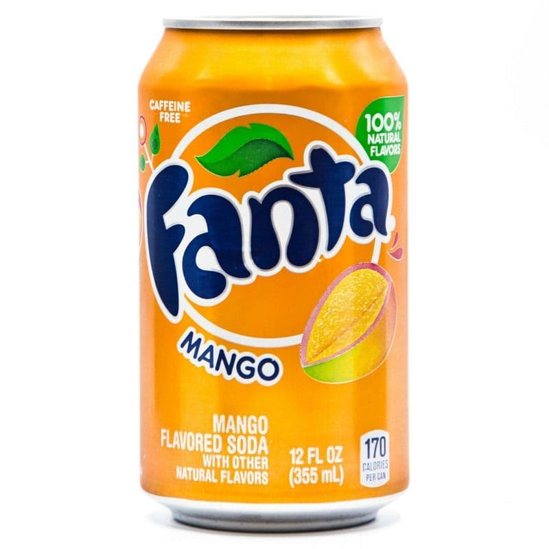 Fanta Boisson Gazeuse Mango 355ml/ Fanta Sparkling Beverage Mango 355ml