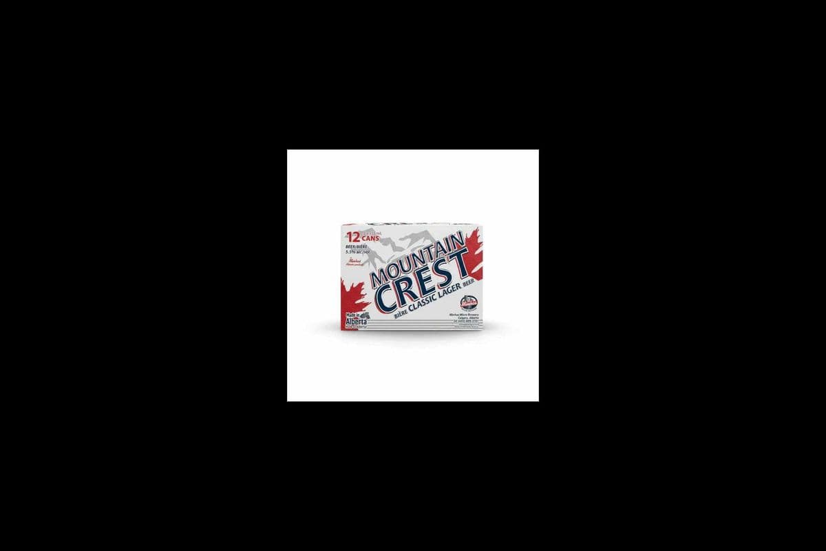 MOUNTAIN CREST LAGER - 12CAN'S (1 x 12*355ML)