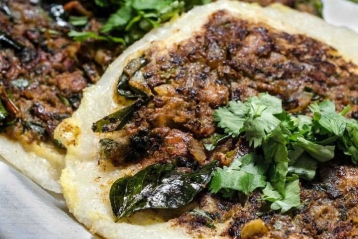 Prawn Curry Dosa