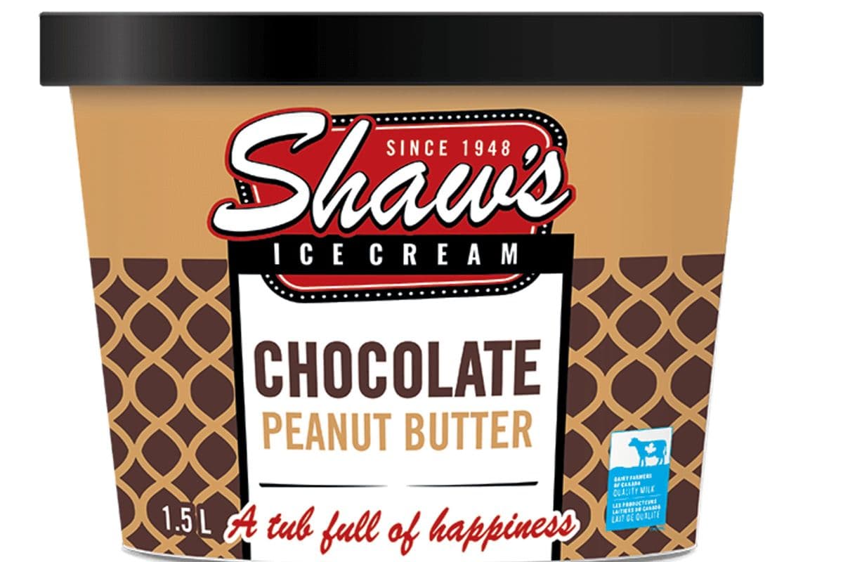 Shaws- Peanut butter chocolate take home ice cream- 1.5 l (1.5 l)
