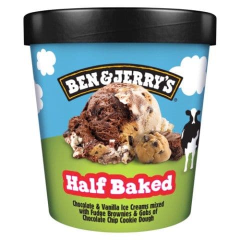 Ben & Jerry's Half Baked Ice Cream 473 ml