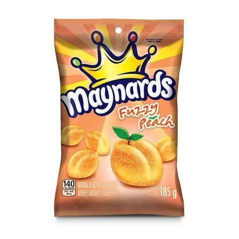 Maynards Fuzzy Peach 154g (was $4.69)
