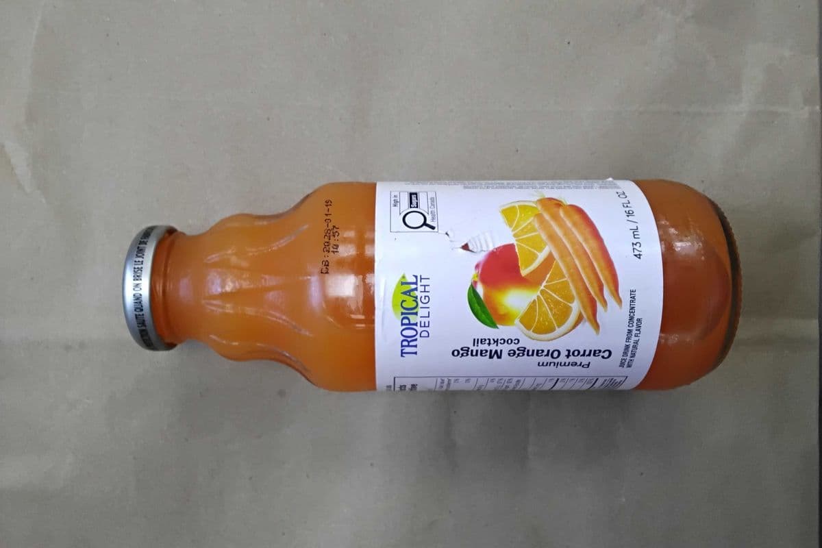Tropical delight carrot orange mango cocktail (473 ml)