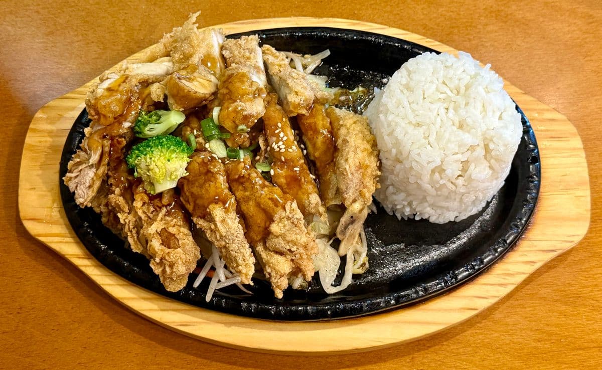 Crunchy Chicken Teriyaki Plate