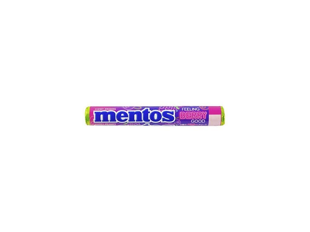 Mentos Berry Good Chewy Candy Tablets 37.5g Candies