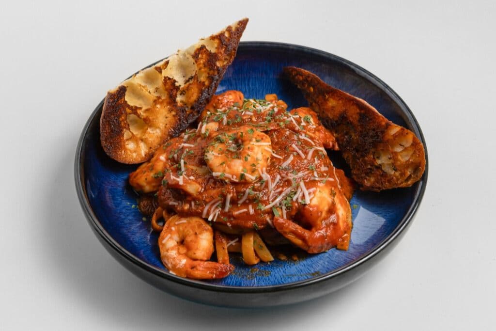 Shrimp Marinara Fettuccini