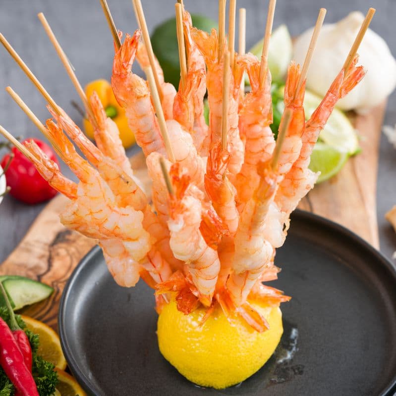 Brochettes de crevette (20 morceaux)
