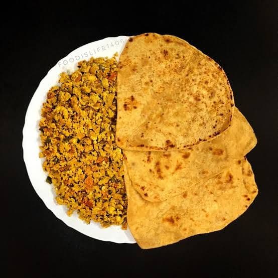 Egg Bhurji & Plain Prantha