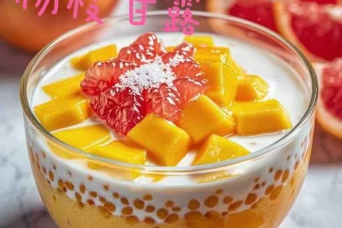 Mango Sago Pomelo dessert杨枝甘露糖水
