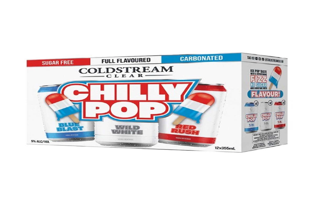 133927-COLDSTREAM CLEAR CHILLY POP VARIETY (12 x 355ml)