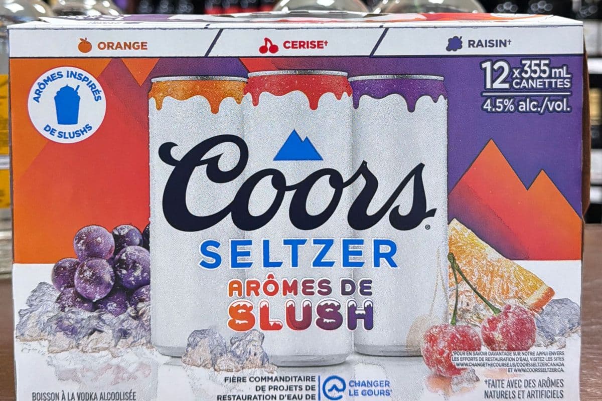 COORS SELTZER SLUSHIE MIXER 12 CANS (12 x 12x355 mL)