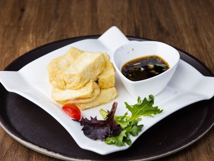 Spicy Agedashi Tofu