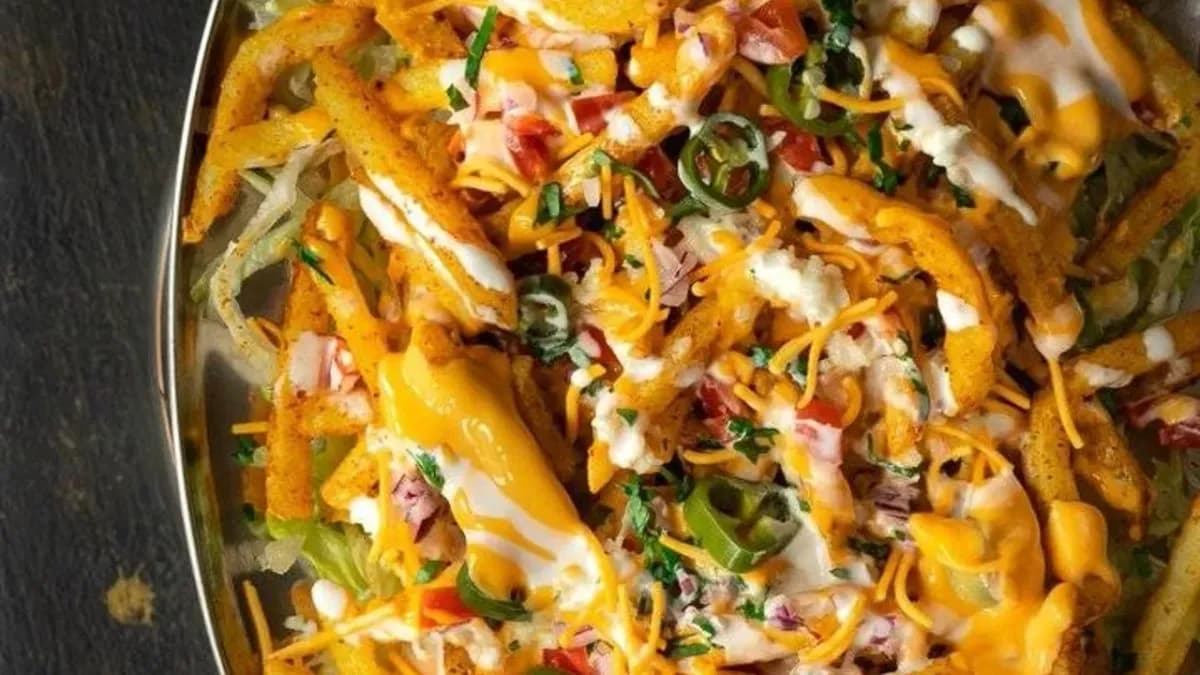 Spicy Cheese Explosion Fries
