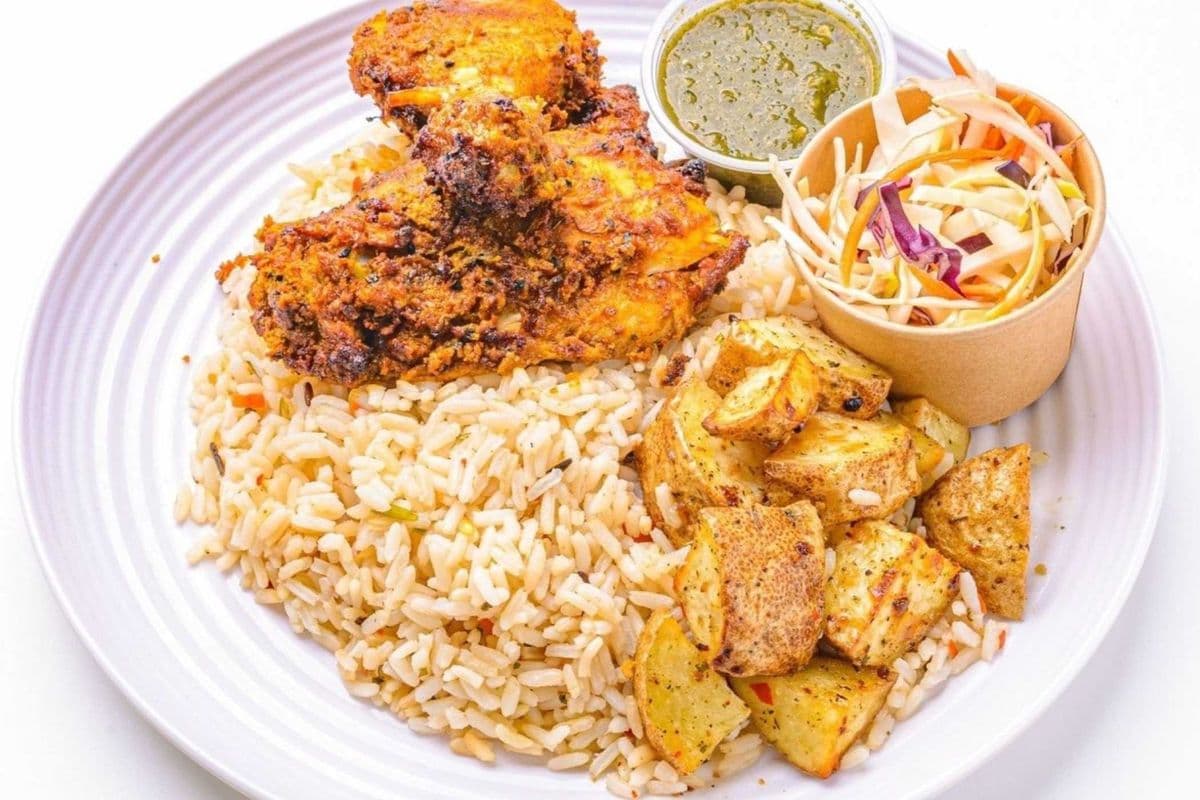 Rice Platter (0.5lb Protein, 400gm Rice)