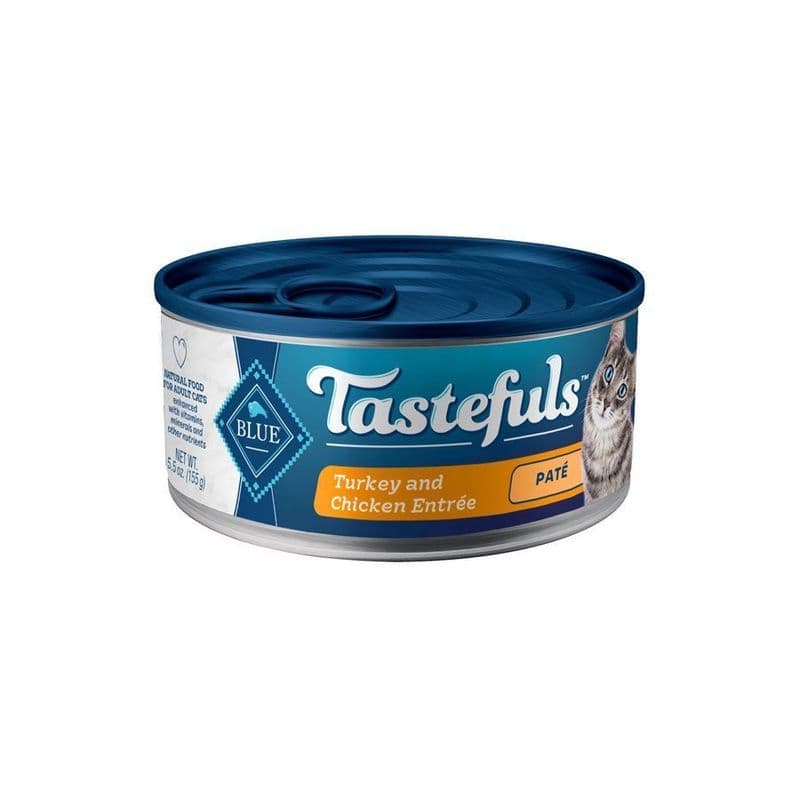 Blue Buffalo Tastefuls Cat Turkey & Chicken Entrée Pate 5.5 oz