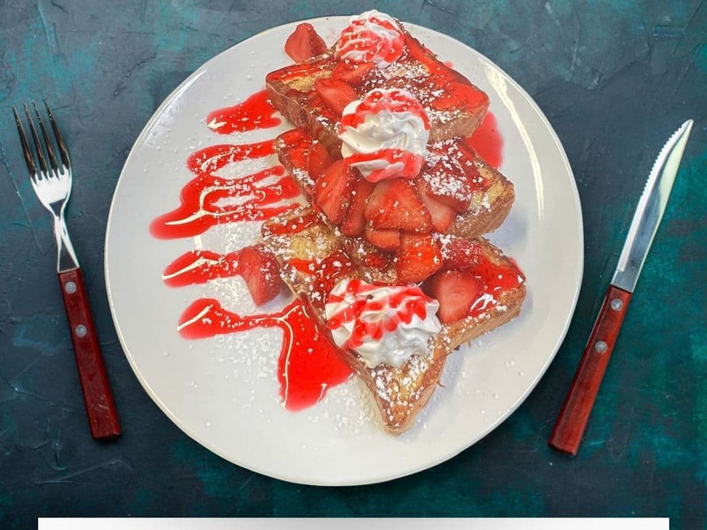 Strawberry French toast 
