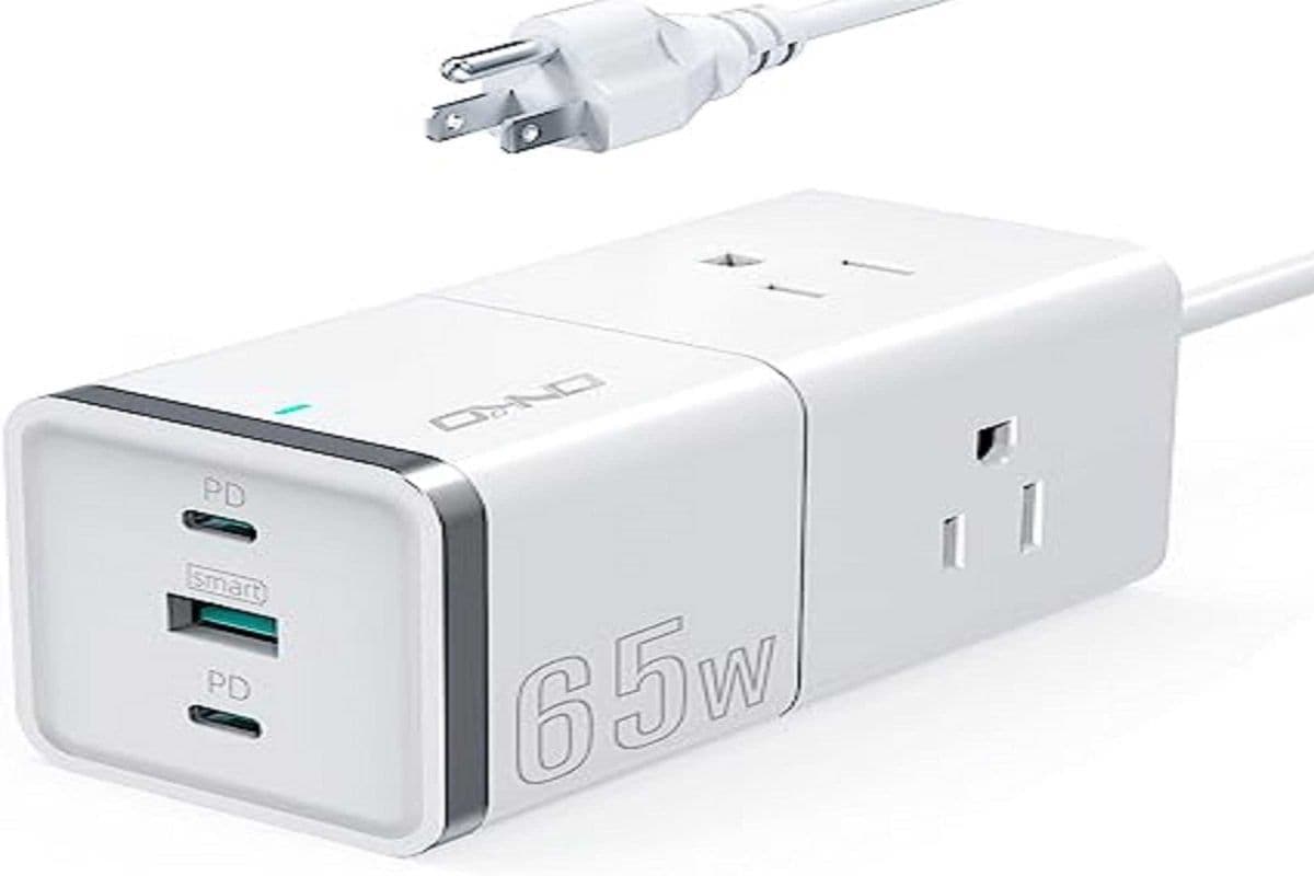 ONKO 6-in-1 GaN USB ( 2 USB C , I USB, PPS Fast Charging Station) (6 in 1)