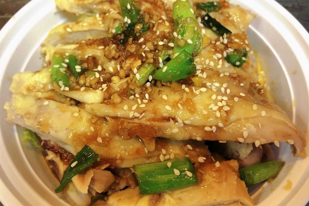 2. Soy Sauce Flavour Chicken 姜葱酱油鸡
