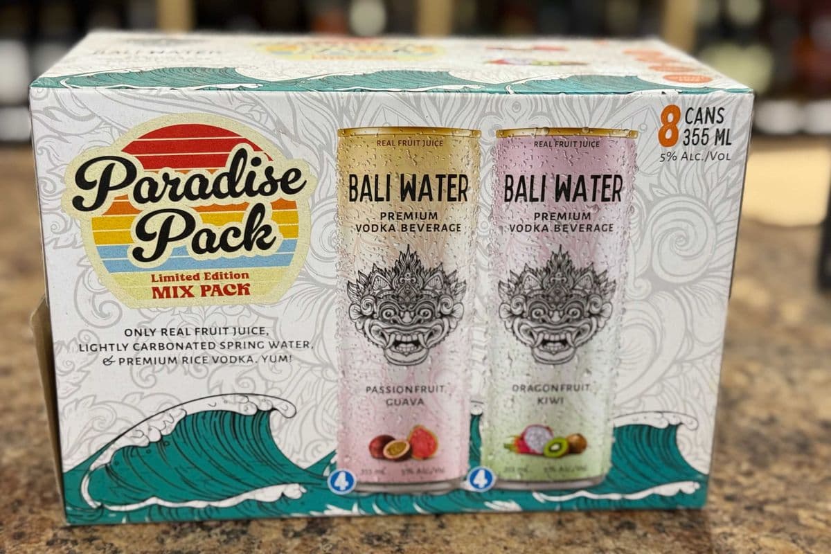 BALI WATER PARADISE PACK MIX (8 x 355ML)
