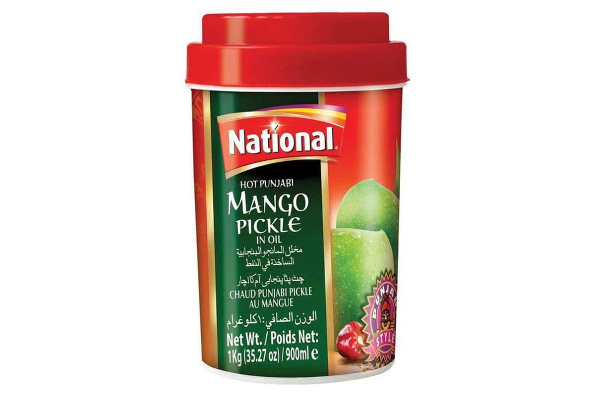 National Hot Punjabi Mango Pickle (1000 g)