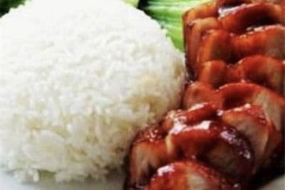H01. BBQ Pork on Rice 叉烧饭