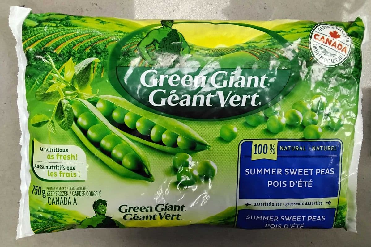 Green giant summer sweet peas (750 gm)