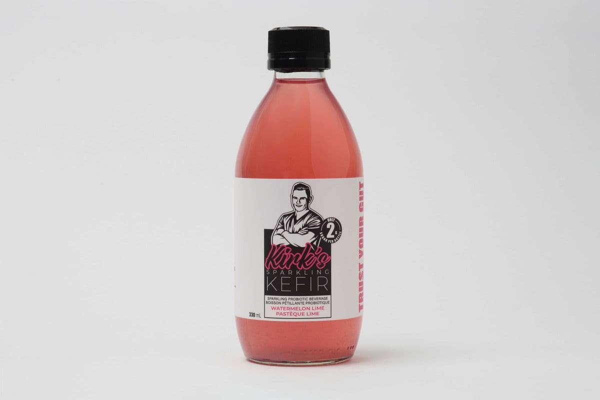 Kirk's Sparkling Kefir Watermelon Lime (12 x 330 ml) (8 Cal)