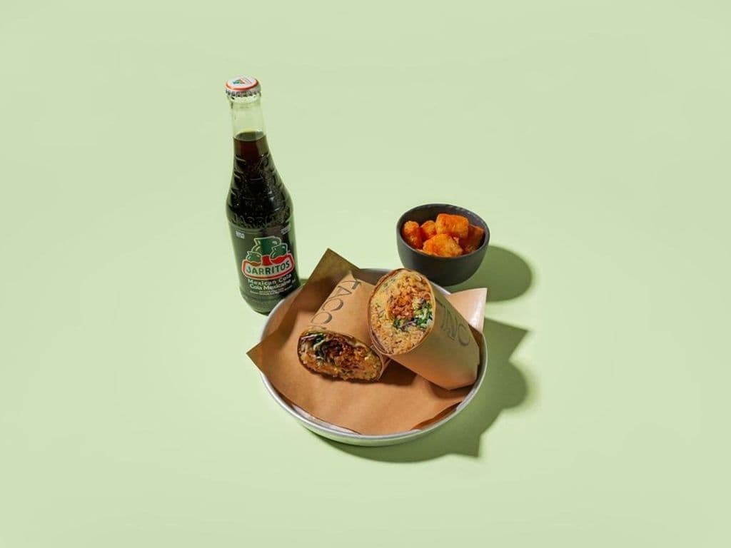 Tofu Chorizo Burrito Combo